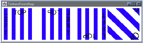 Figura 7-8, Algunas de las posibles orientaciones de una Textura en un Plano.
