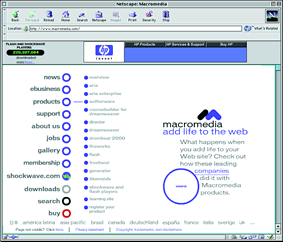 Web de Macromedia