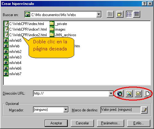 Abrir hipervínculo
