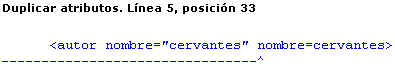 Error 2 de mala formación segun el IE5