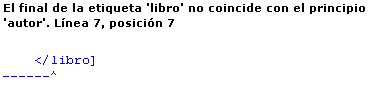 Error 4 de mala formación segun el IE5