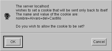 Figura 3: Petici�n de confirmaci�n de cookie al cliente