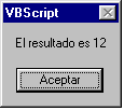 Resultado de la suma