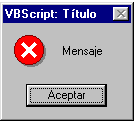 MsgBox vbcritical